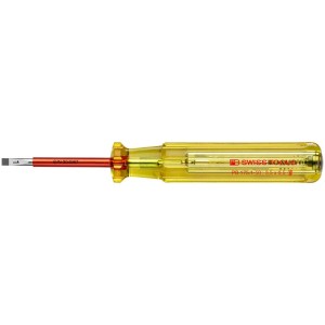 Testeur de tension PB 175 avec manche jaune et lame isolée (50 mm) pour un contrôle de tension sécurisé.