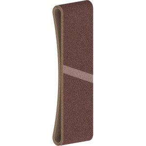 Bande abrasive Bosch Pro, 75x533mm, grain 120, lot de 3 pour ponceuse à bande. Travail du bois.