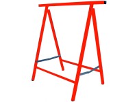 Arbeitsbock Clap Stahl Rot 80 x 80 cm