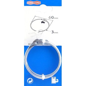 Anello portachiavi presso punto vendita Ø 60 mm / 4 pz