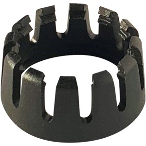 Sistema a innesto con anello di serraggio Geka Plus, set da 4, nero, per raccordi e sistemi di irrigazione.