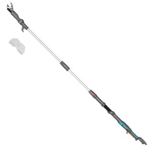 Gardena HighCut 250/18V P4A tagliasiepi telescopico a batteria, estensibile per potare alberi ad alta quota.