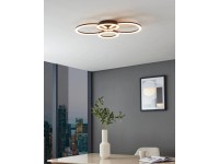 Eglo LED-Deckenleuchte Parrapos-Z Schwarz Weiss 61,4 x 45 cm / 41 W / 5'800 lm