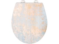 Wenko Premium-WC-Sitz Agate Easy Close Duroplast Blau-Gold Wenko Premium-WC-Sitz Agate Easy Close Duroplast Blau-Gold