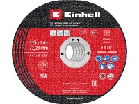 Einhell Korund Dünntrennscheiben-Set 115 mm Edelstahl-Metall