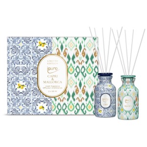 Ipuro Limited Edition coffret cadeau Capri & Mallorca, 2 diffuseurs de parfum avec bâtonnets.