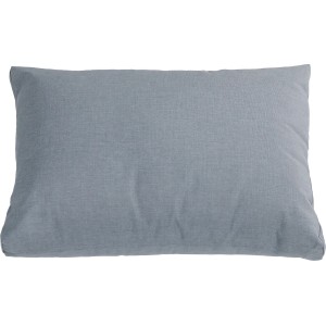 Coussin de dossier gris pour banc de salon Calora, housse en polyester. Mobilier de jardin lounge confortable.