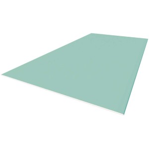 Pannello in cartongesso, 200x60cm, spessore 9.5mm, verde menta. Ideale per cartongesso e rivestimento pareti.