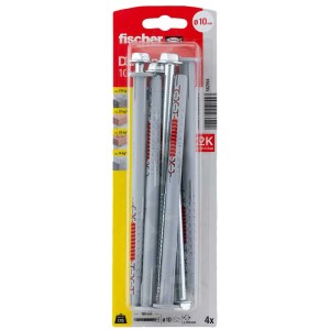 Tasselli a gambo lungo Fischer DuoXpand, 10x160mm, confezione da 4. Tasselli per facciate, soffitti e tetti.