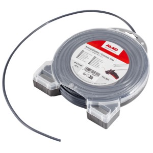 Fil de rechange carré Al-Ko, diamètre 2,4 mm, longueur 15 m, sur bobine pour coupe-bordures et débroussailleuses.