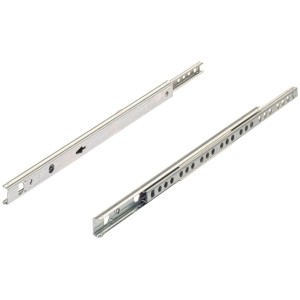 Guide a sfera Hettich ad estrazione parziale per cassetti, scanalatura 17 mm, 185-305 mm, ferramenta per porte scorrevoli.