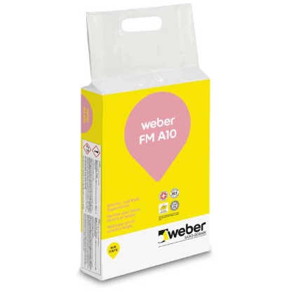Weber Fugenmörtel FM A10 Mittelgrau Sack 10 kg