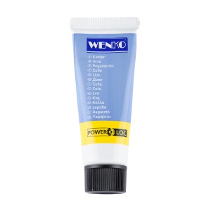 Wenko Power-Loc® adesivo di ricambio, tubo da 10 ml per montaggio a parete senza trapano.