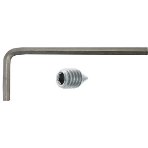Alpertec manicotto di fissaggio: Grano e chiave a brugola per ferramenta per porte.