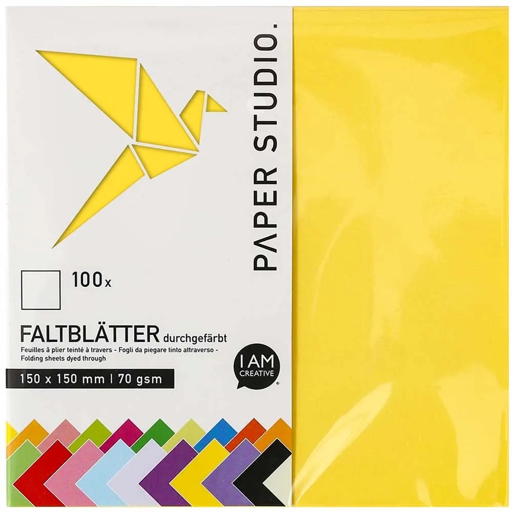 Plior Papier à plier 15 x 15 cm / 100 pcs