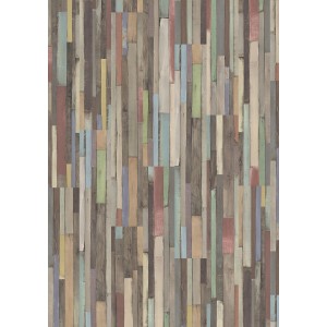 Pavimento laminato Egger Home Classic EHL008 Dimas Wood Bunt, effetto legno multicolore.