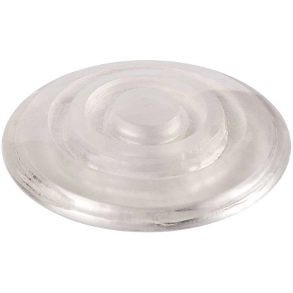 Wandpuffer selbstklebend Transparent Ø 40 mm / 2 Stk.