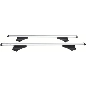 Barres de toit Fischer CrossLine XL, 1,31 m, aluminium, pour systèmes de barres de toit.