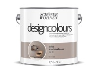 Schöner Wohnen Wandfarbe Designfarben Edles Kaschmirbraun matt 2,5 l