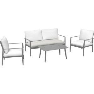 Cuscino beige per mobili da giardino lounge, adatto per divano 333018.