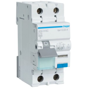 Interruttore automatico magnetotermico differenziale FI/LS 1P+N, 16A, 30mA, per protezione persone e cose da OBI.