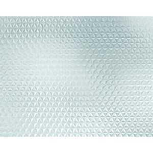 Pellicola adesiva trasparente d-c-fix Steps, 45x200cm, con motivo piramidale tridimensionale.