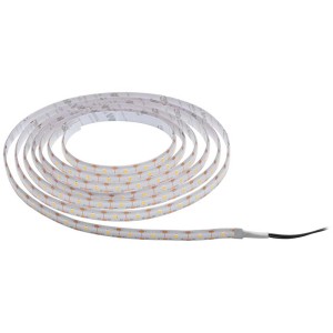 Striscia LED solare, 3m, bianco caldo, flessibile per giardino e balcone.