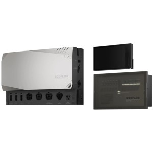 EcoFlow Power Kits Independence Kit CH-Version : Power Hub, boîtier de distribution AC/DC et panneau de commande.