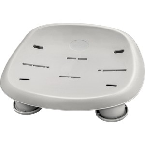 Siège de spa Bestway LAY-Z-SPA Xtras, gris et réglable en hauteur pour plus de confort.