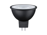 Paulmann Ampoule LED GU5.3 mate Noir 2'700 K / 6,5 W