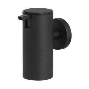 Tiger Boston Seifenspender XS, Schwarz, zur Wandmontage im Badezimmer oder Gäste-WC.