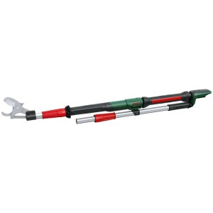 Cesoie a batteria Bosch AdvancedPrune 18V-45 con estensione per rami alti.