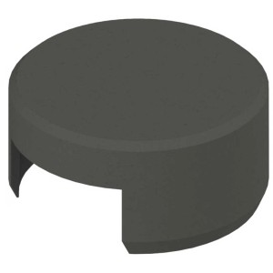 Bordure de gazon Bio anthracite, Ø 10 cm, pour bordures de parterres et allées.