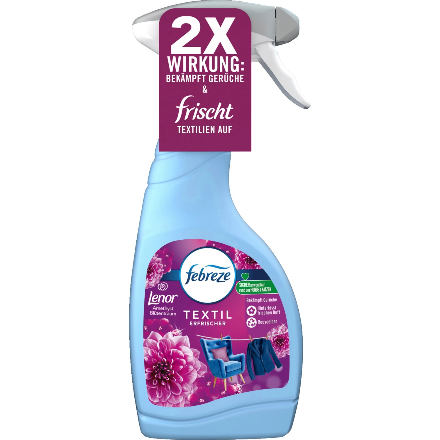 Febreze Textilerfrischer Lenor Amethyst Sprühflasche 500 ml kaufen bei OBI