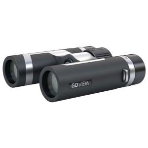 GoView Fernglas Zoomr 8x26, Magnesiumgehäuse, Phantomschwarz. Ideal für Outdoor & Reise.