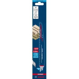 Lame de scie sabre Bosch Expert S 1142 KHM Tough Wood pour bois dur.