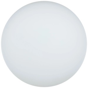 Lampada da soffitto rotonda bianca Eglo Ella in vetro opale, diametro 28 cm.