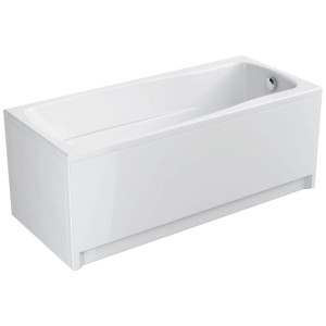 Vasca da bagno rettangolare Cersanit Lana in acrilico bianco, 160x70 cm.