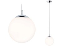 Paulmann Pendelleuchte Globe dimmbar IP44 / E27 max. 20 W Satin Chrom