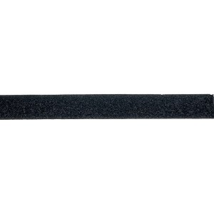 Bande velcro noire, largeur 20 mm, à coudre.