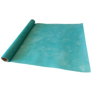 Türkiser Dekostoff Vlies, 36x300cm, gerollt. Ideal zum Basteln und Dekorieren.