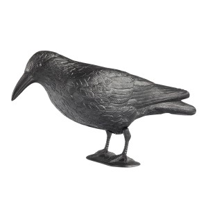 Windhager Vogelabwehr Crow: Krähen-Attrappe aus Kunststoff zur Vogel- und Taubenabwehr.