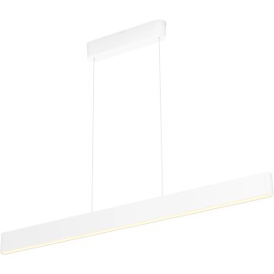Weiße Philips Hue Ensis LED Pendelleuchte mit Bluetooth Funktion.