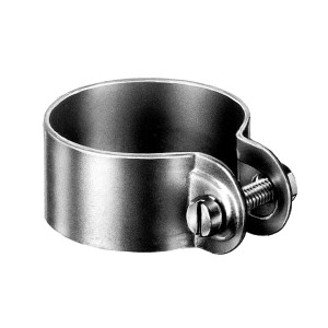 Collier Gah Alberts, galvanisé à chaud, Ø 60 mm pour la fixation d'étais et de ponts de tension dans la construction de clôtures.