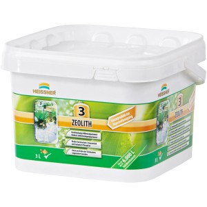 Heissner Zeolite 3 kg in secchio: Prodotto per la cura del laghetto per la prevenzione delle alghe e la filtrazione.