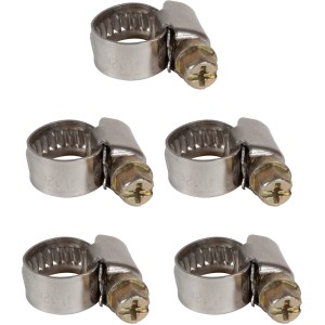 Einhell Set fascette stringitubo, 5 pezzi, 8-12 mm, accessorio compressore.