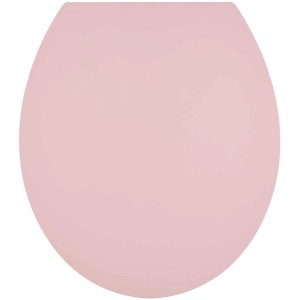 Sedile WC Diaqua Hollywood Powder, sedile WC in Duroplast rosa con chiusura rallentata.
