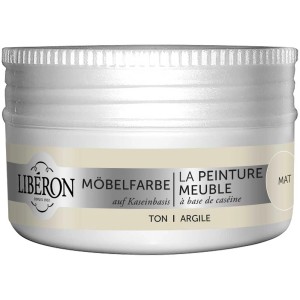 Dose Libéron Möbelfarbe auf Kaseinbasis, Farbton Ton, für Holzmöbel.