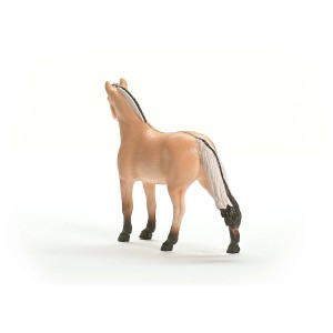Detailgetreue Schleich Figur: Fjord Pferd Wallach, hellbraunes Fell, dunkler Aalstrich, Horse Club Spielzeug.