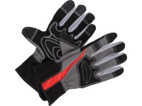 Arbeitshandschuh Silikon-Benoppung Schwarz-Grau Gr. 8